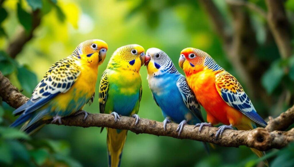 The best way to make friends is to act like parakeets